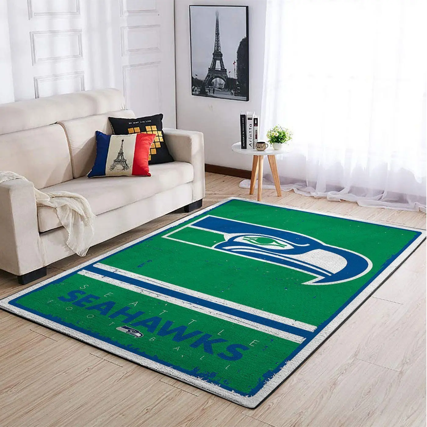 NFL Seattle Seahawks Football Sport Rug Living Room Home Decor Area Rug