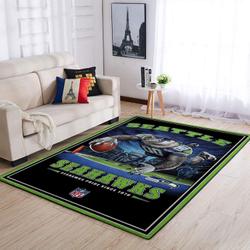 Seattle Seahawks Nfl Team Pride Rectangle Rug Living Room Regtangle Carpet