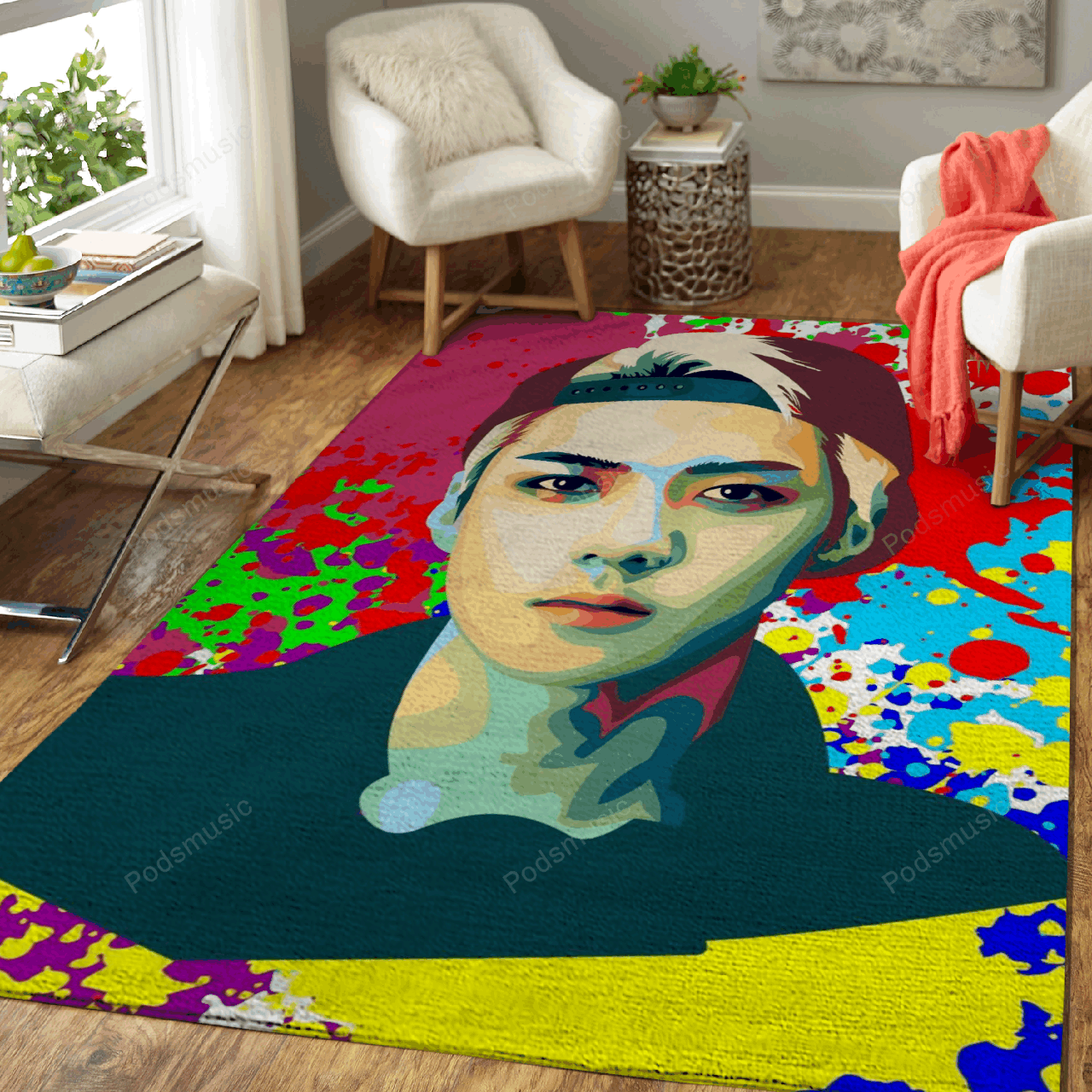 Sehun Exo Music Art For Fans Area Rug Living Room Carpet Rug Regtangle Carpet Floor Decor Home Decor
