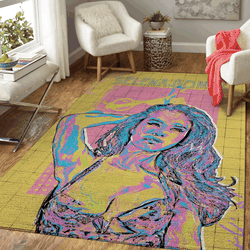 Selena Gomez Music Worldwide Art For Fans Area Rug Living Room Carpet Rug Regtangle Carpet Floor Decor Home Decor