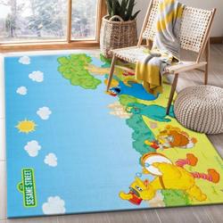 Sesame Street 14 Area Rug Living Room And Bed Room Rug Rug Regtangle Carpet Floor Decor Home Decor
