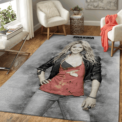 Shakira In Sketch Sketch Greatest Musician Art For Fans Area Rug Living Room Carpet Rug Regtangle Carpet Floor Decor Home Decor