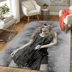 Shakira In Sketch Sketch Of Great Musician Art For Fans Area Rug Living Room Carpet Rug Regtangle Carpet Floor Decor Home Decor