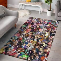 Shamrock Pattern Print Area Rug Living Room Rug Home Decor