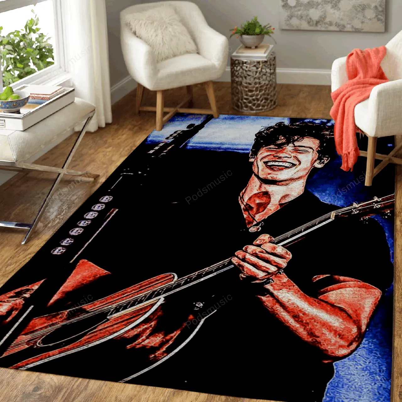 Shawnmendes 15 Music Art For Fans Area Rug Living Room Carpet Rug Regtangle Carpet Floor Decor Home Decor