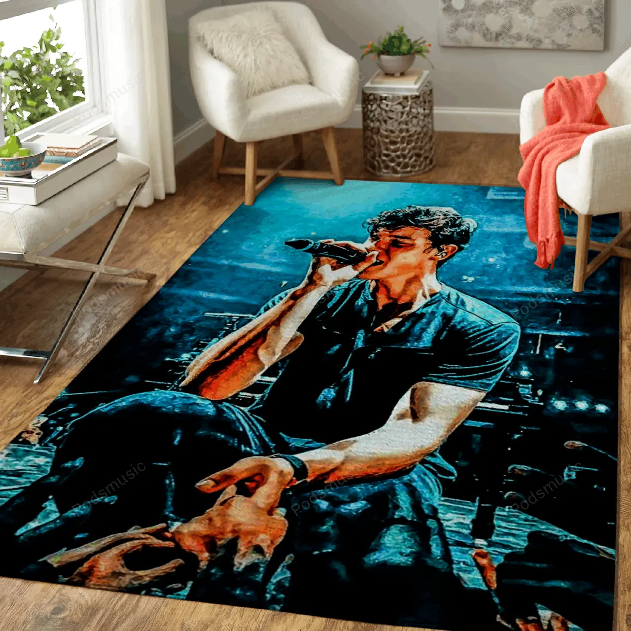 Shawnmendes 30 Music Art For Fans Area Rug Living Room Carpet Rug Regtangle Carpet Floor Decor Home Decor