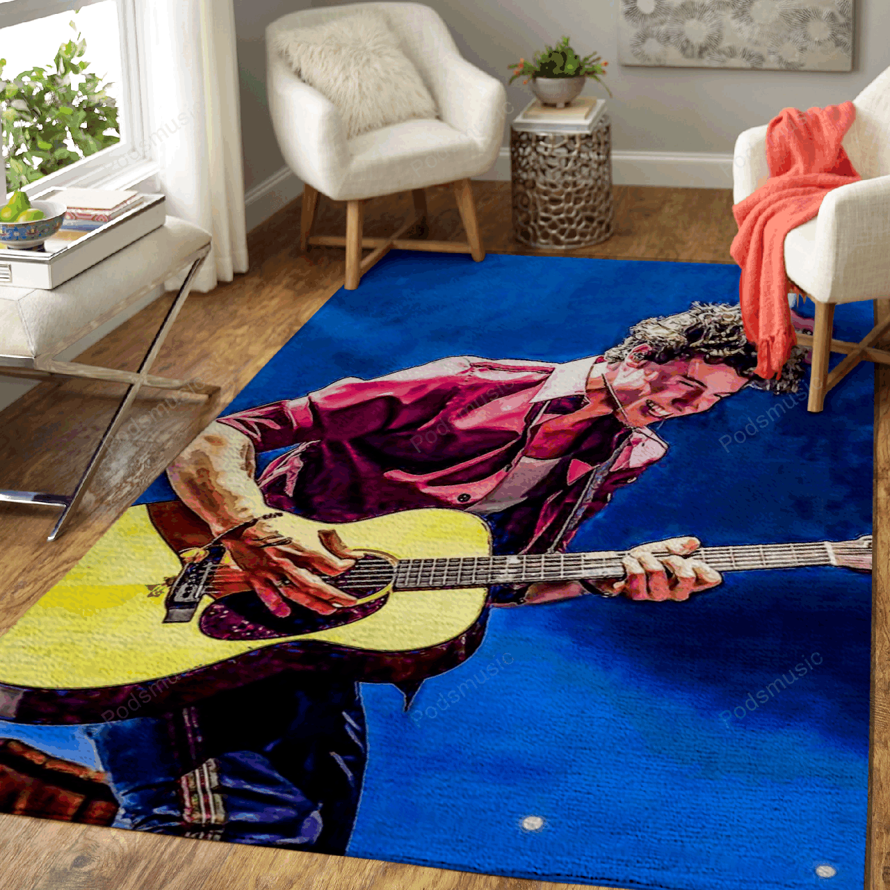 Shawnmendes 5 Music Art For Fans Area Rug Living Room Carpet Rug Regtangle Carpet Floor Decor Home Decor