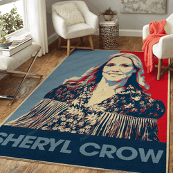 Sheryl Crow Pop Music Art For Fans Area Rug Living Room Carpet Rug Regtangle Carpet Floor Decor Home Decor