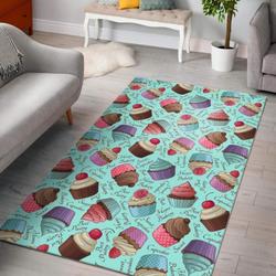 Shih Tzu Dog Print Pattern Area Rug Living Room Rug Home Decor