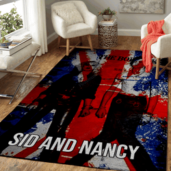 Sid And Nancy Music Artwork Art For Fans Area Rug Living Room Carpet Rug Regtangle Carpet Floor Decor Home Decor