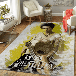 Sid Vicious 4 Music Artwork Art For Fans Area Rug Living Room Carpet Rug Regtangle Carpet Floor Decor Home Decor