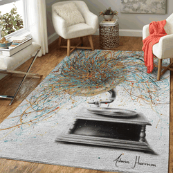 Sight And Sound Music Art For Fans Area Rug Living Room Carpet Rug Regtangle Carpet Floor Decor Home Decor
