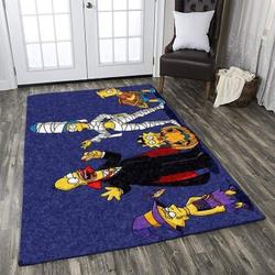 Simpson Family Area Rugs Living Room Carpet Christmas Gift Rug Regtangle Carpet Floor Decor Home Decor V11174