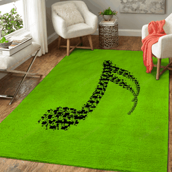 Sixteenth Note Music Art For Fans Area Rug Living Room Carpet Rug Regtangle Carpet Floor Decor Home Decor