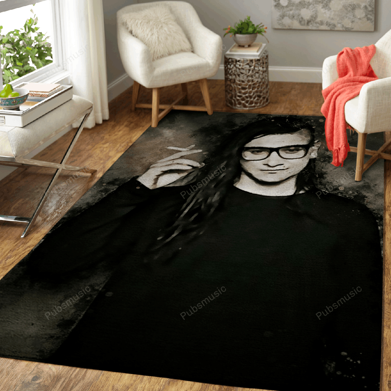 Skrillex Music World Art For Fans Area Rug Living Room Carpet Rug Regtangle Carpet Floor Decor Home Decor