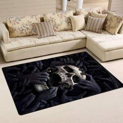 Skull Area Rug Living Room Rug Home Decor 00652 Home Decor Bedroom Living Room Decor