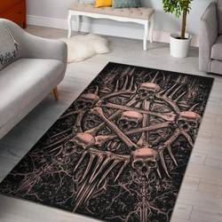 Skull Area Rug Living Room Rug Home Decor 01531 Home Decor Bedroom Living Room Decor
