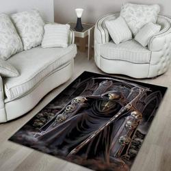 Skull Area Rug Living Room Rug Home Decor 02155 Home Decor Bedroom Living Room Decor
