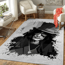 Slash Grayscale Music Art For Fans Area Rug Living Room Carpet Rug Regtangle Carpet Floor Decor Home Decor