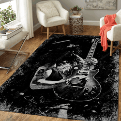 Slash Music Monochrome Art For Fans Area Rug Living Room Carpet Rug Regtangle Carpet Floor Decor Home Decor