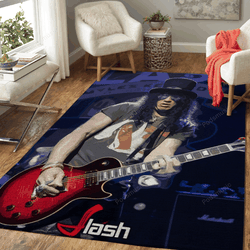 Slash Rock Music Guitarist Slash Art For Fans Area Rug Living Room Carpet Rug Regtangle Carpet Floor Decor Home Decor
