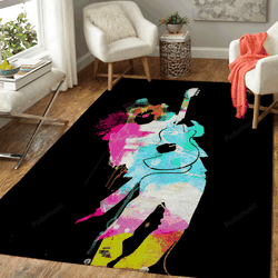 Slash Watercolor Ii Music Legends On Stage Art For Fans Area Rug Living Room Carpet Rug Regtangle Carpet Floor Decor Home Decor