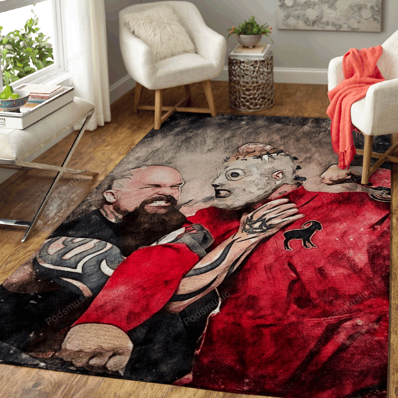 Slayer Vs Slipknot Music Art For Fans Area Rug Living Room Carpet Rug Regtangle Carpet Floor Decor Home Decor