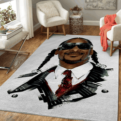 Snoop D Oh Double G Music Legends Art For Fans Area Rug Living Room Carpet Rug Regtangle Carpet Floor Decor Home Decor