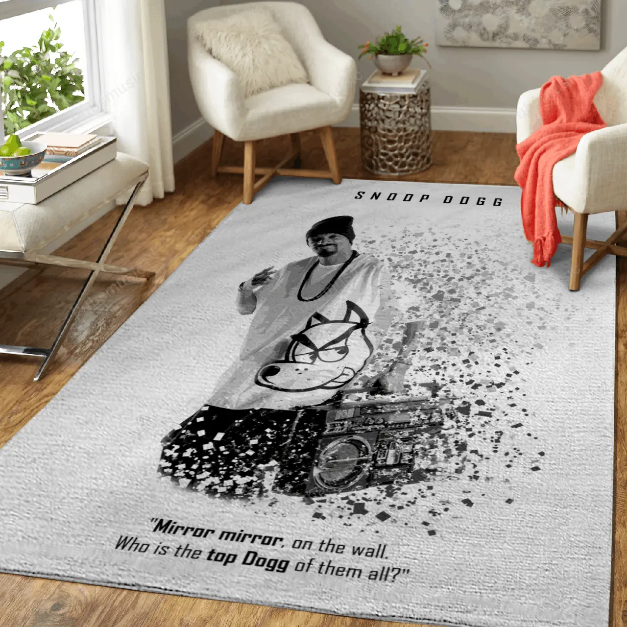 Snoop Dogg Music And Sport Legends Art For Fans Area Rug Living Room Carpet Rug Regtangle Carpet Floor Decor Home Decor