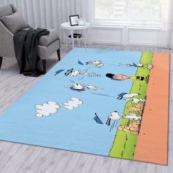 Snoopy Ver3 Rug Bedroom Rug Family Gift Us Decor Living Room Area Rug Home Decor