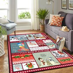 Snowman Carpet Area Rug Living Room Rug Home Decor Home Decor Bedroom Living Room