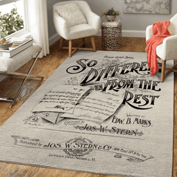 So Different Fromthe Rest Music Art For Fans Area Rug Living Room Carpet Rug Regtangle Carpet Floor Decor Home Decor