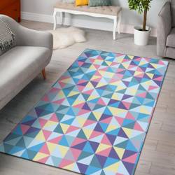 Softball Print Pattern Area Rug Living Room Rug Home Decor