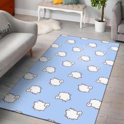 Somoyed Dog Print Pattern Area Rug Living Room Rug Home Decor