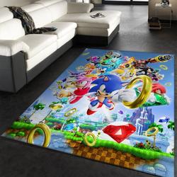 Sonic 2 Area Rug Living Room And Bed Room Rug Area Rug Living Room Carpet Rug Regtangle Carpet Floor Decor Home Decor
