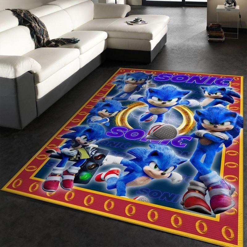Sonic 4 Area Rug Living Room And Bed Room Rug Area Rug Living Room Carpet Rug Regtangle Carpet Floor Decor Home Decor