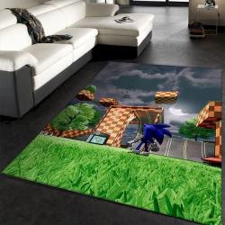 Sonic 5 Movie Area Rug Kitchen Rug Us Gift Decor Living Room Area Rug Home Decor