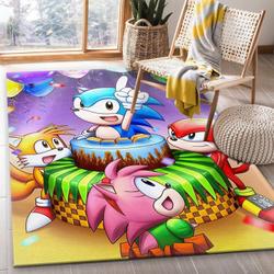 Sonic Friends Cake Disney Area Rug Living Room And Bed Room Rug Rug Regtangle Carpet Floor Decor Home Decor