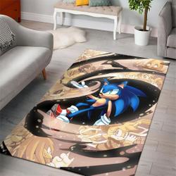 Sonic Gaming Collection Area Rugs Living Room Carpet Rug Regtangle Carpet Floor Decor Home Decor