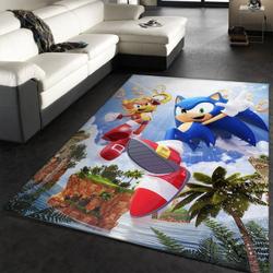 Sonic Super Digest Area Rug Living Room And Bed Room Rug Rug Regtangle Carpet Floor Decor Home Decor