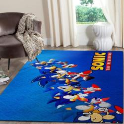 Sonic The Hedgehog Area Rug Gaming Carpet Gamer Living Room Rugs Rug Regtangle Carpet Floor Decor Home Decor V994
