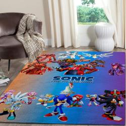Sonic The Hedgehog Area Rug Gaming Carpet Gamer Living Room Rugs Rug Regtangle Carpet Floor Decor Home Decor V995