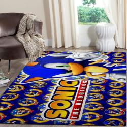 Sonic The Hedgehog Area Rug Gaming Carpet Gamer Living Room Rugs Rug Regtangle Carpet Floor Decor Home Decor V997