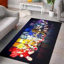 Sonic The Hedgehog Area Rug Living Room Rug Home Decor Movie Ofd 2002207