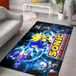 Sonic The Hedgehog Fn200203 Gaming Area Rug Rug Regtangle Carpet Floor Decor Home Decor