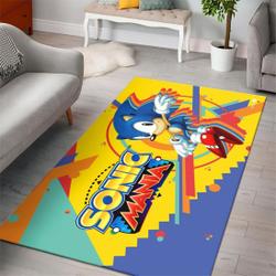 Sonic The Hedgehog Fn200208 Gaming Area Rug Rug Regtangle Carpet Floor Decor Home Decor
