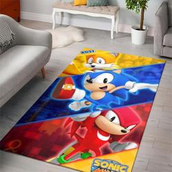 Sonic The Hedgehog Fn200210 Gaming Area Rug Rug Regtangle Carpet Floor Decor Home Decor