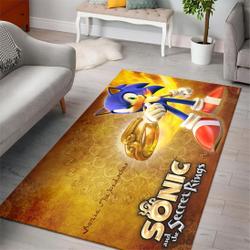 Sonic The Hedgehog Fn200212 Gaming Area Rug Rug Regtangle Carpet Floor Decor Home Decor