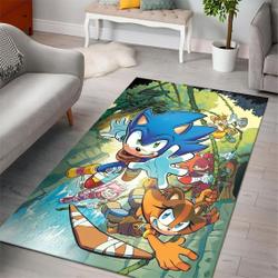 Sonic The Hedgehog Fn200218 Gaming Area Rug Rug Regtangle Carpet Floor Decor Home Decor