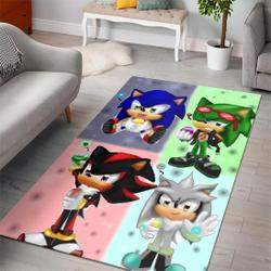 Sonic The Hedgehog Fn200221 Gaming Area Rug Rug Regtangle Carpet Floor Decor Home Decor